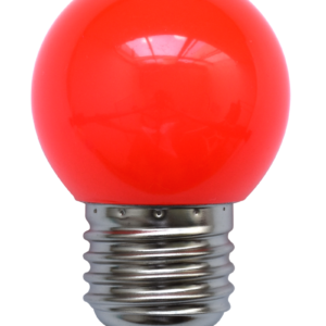 Bombillo Led E27 G45 Pinpon - 2W ROJO