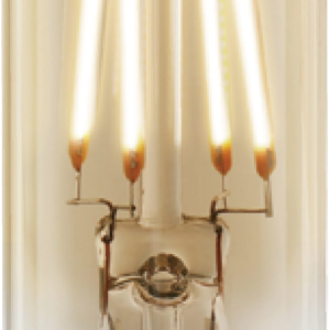 Bombillo Led Filamento E27 Torpedo - 5W 2200K T10-AMBAR