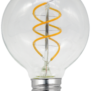 Bombillo Led Filamento E27 G80 Espiral - 8W 3000K