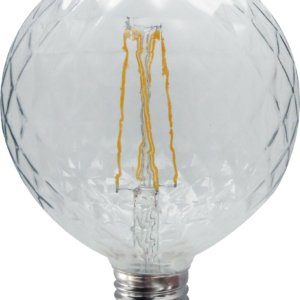 Bombillo Led Filamento E27 G80 Vidrio Rombo - 5W 3000K